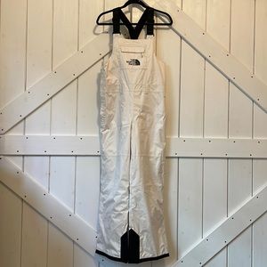 The North Face Freedom Insulated Waterproof Snow Bibs Gardenia White